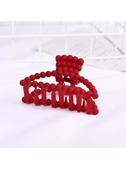 Beau - Minimalist Openwork Half Round Claw Clip