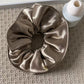 Gifty - Elegant Double Layer Ruched Satin Scrunchie