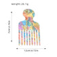 Camerow - Fashionable Marble Pattern Acetate Hair Comb