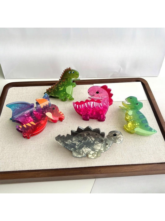 Beau - Gradient Color Dinosaur Hair Clip