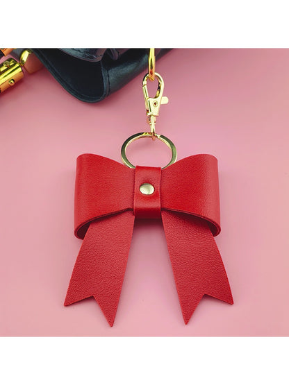 Keypus - Modern Simple Bow Shape Bag Charm Keychain