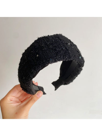 Beau - Knitted Thickened Crown Wide Headband
