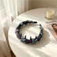 Gifty - Braided Fabric Wrapped Color Block Headband