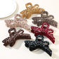 Beau - Leopard Print Bow Shaped Claw Clip