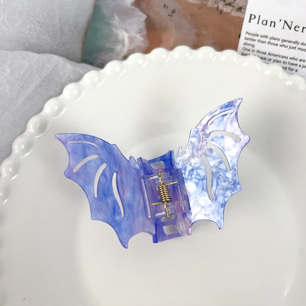 Beau - Halloween Bright Bat Wing Design Claw Clip