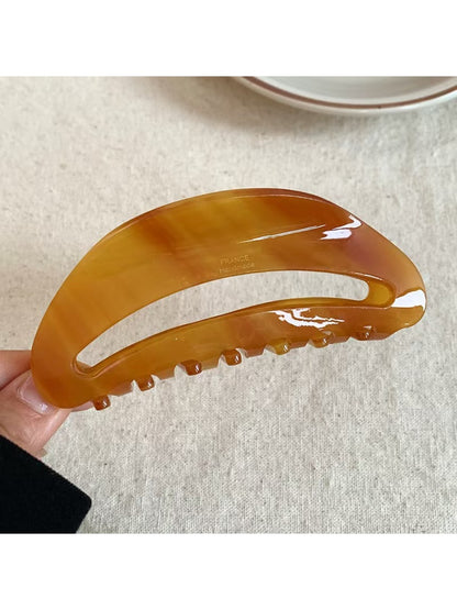 Beau - Vintage Half Circle Hollow Out Claw Clip