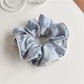 Gifty - Retro Ink Print Polyester Hair Scrunchie