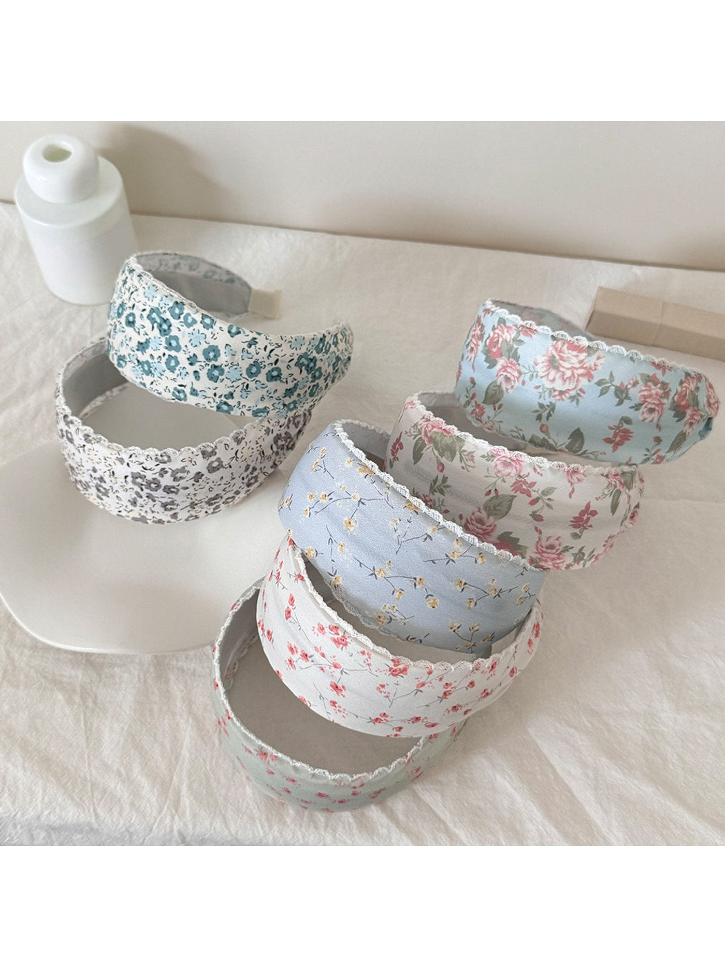 Gifty - Women's Floral Print Wide Fabric Headband