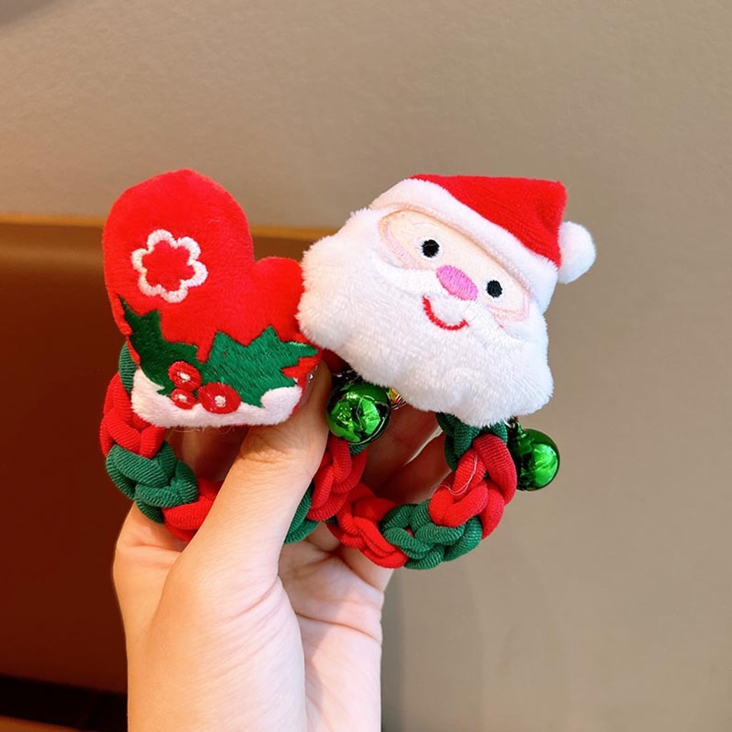 Gifty - Christmas Theme Design Braided Hair Tie