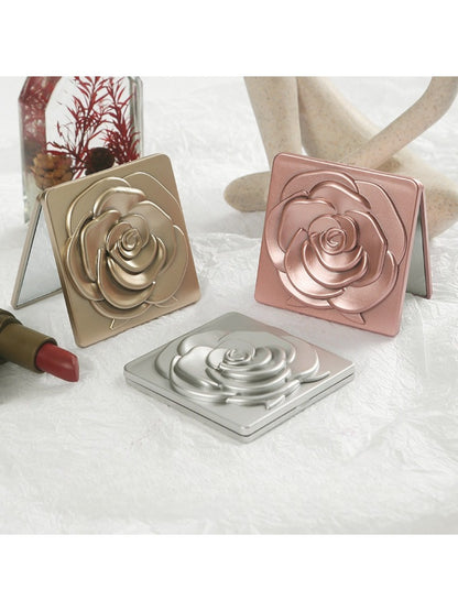 Mirroray - Solid Color Floral Vanity Mirror