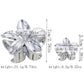 Beau - Petal Shape Plastic Alloy Fashion Claw Clip