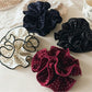 Gifty - Solid Color Polka Dot Ruffle Scrunchie