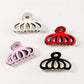 Beau - Color Block Hollow Out Claw Clip