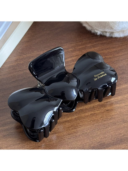 Beau - 3D Bow Acetate Hair Claw Clip Vintage