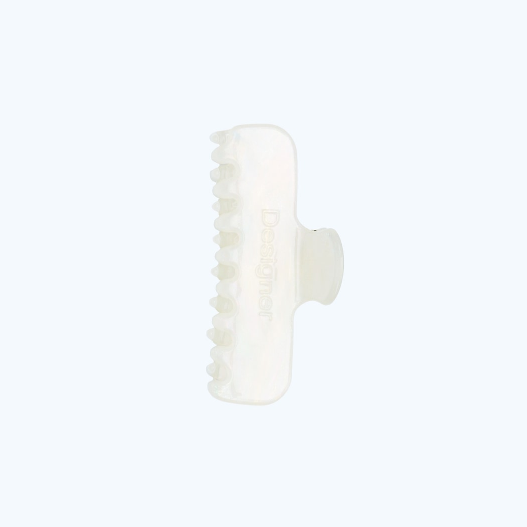 Beau - Classic Glossy Marbled Rectangle Claw Clip