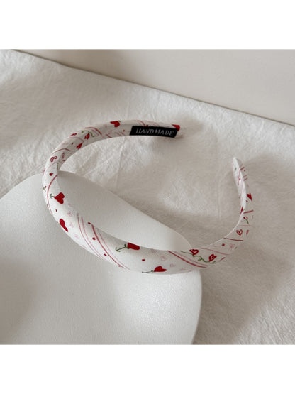 Gifty - Floral Pattern Polyester Wrapped Headband