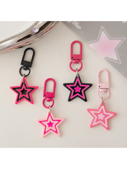 Keypus - Sweet-Cool Star Pendant Keychain