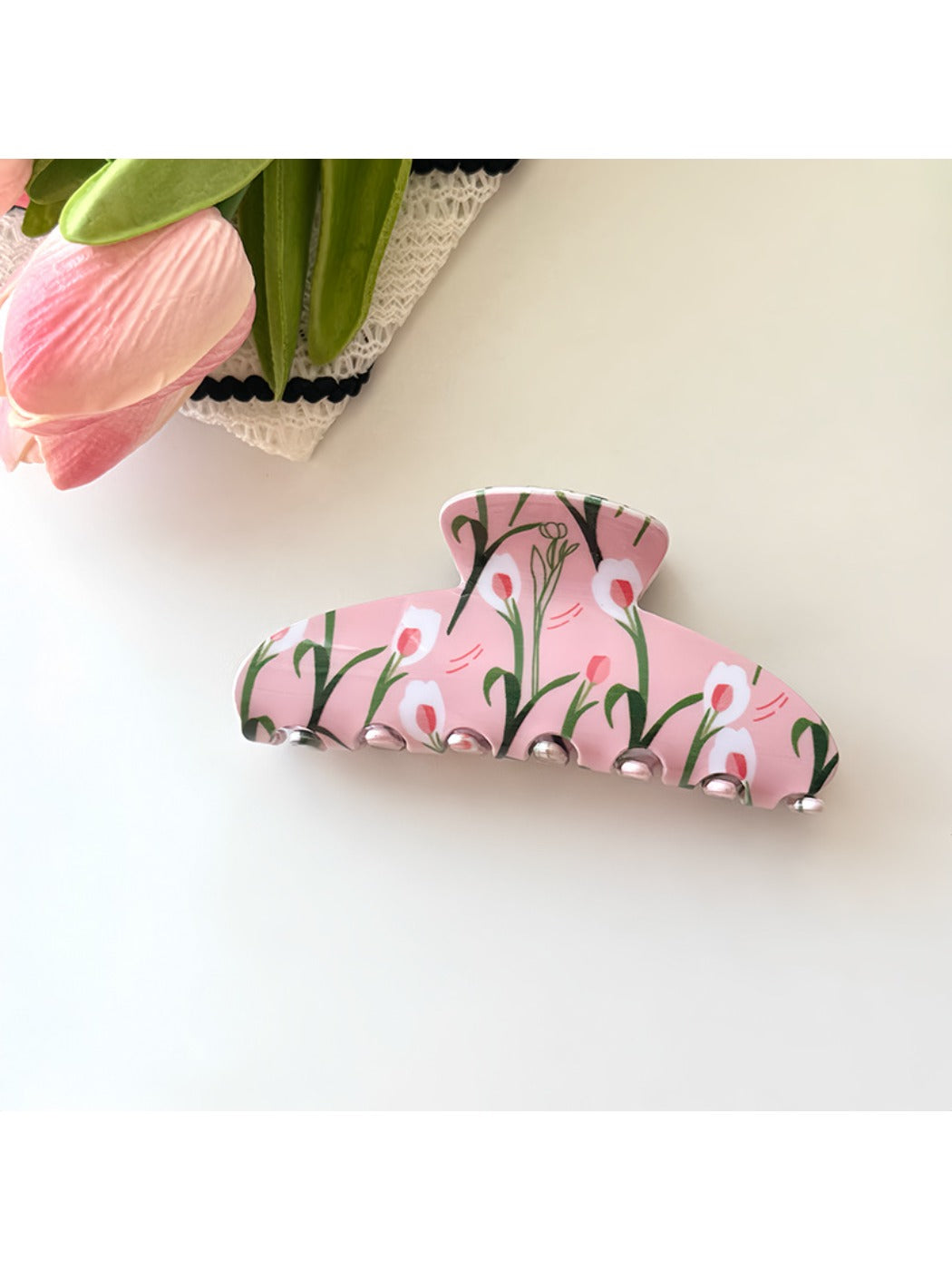 Beau - Sweet Floral Claw Clip