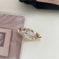 Beau - Vintage Openwork Oval Shaped Hair Clip