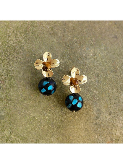 Earedge - Unique Round Petal Design Dangle