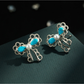 Earedge - Vintage Bow Teardrop Stud Earrings