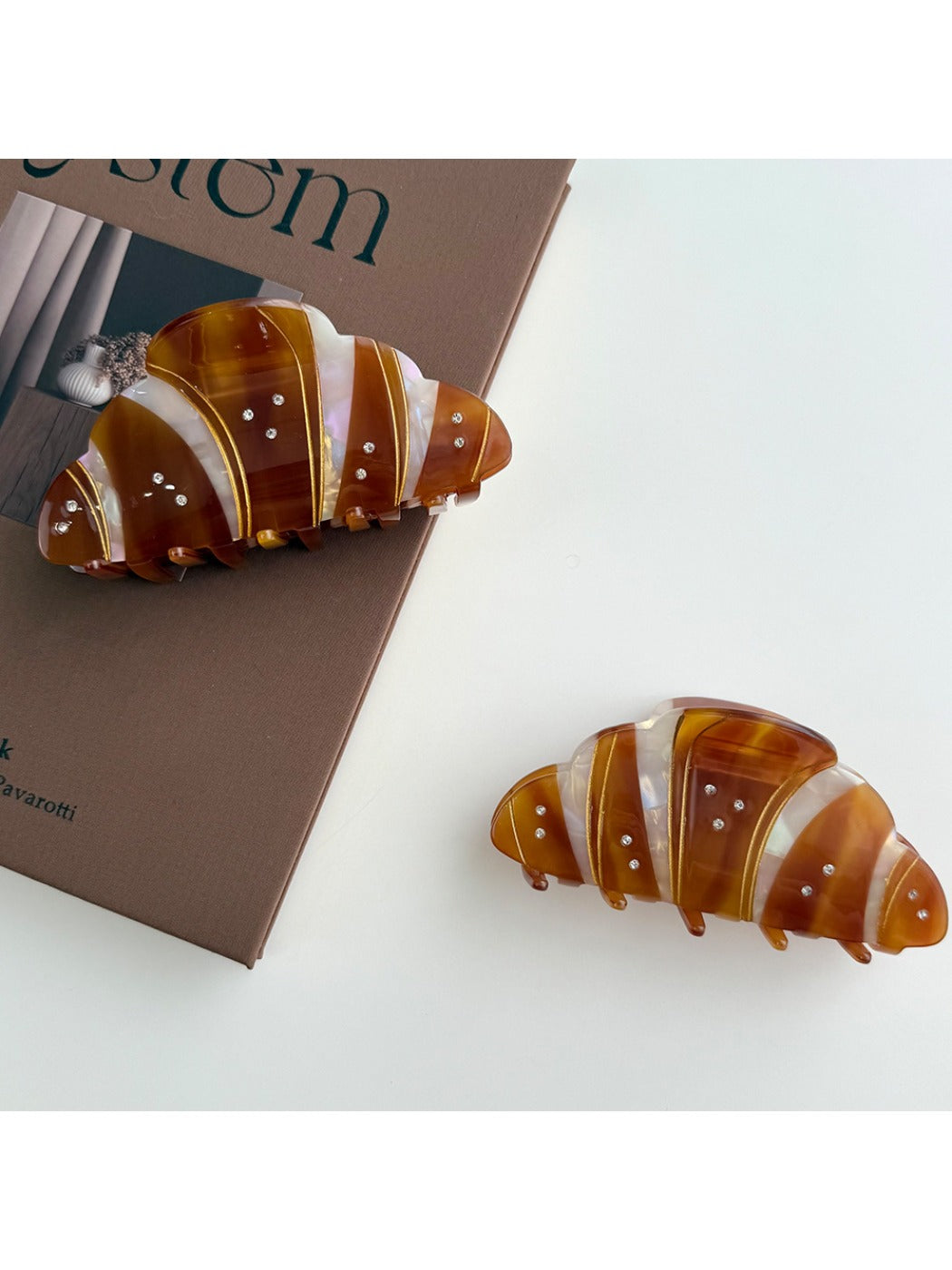 Beau - Elegant Croissant Hair Claw Clip