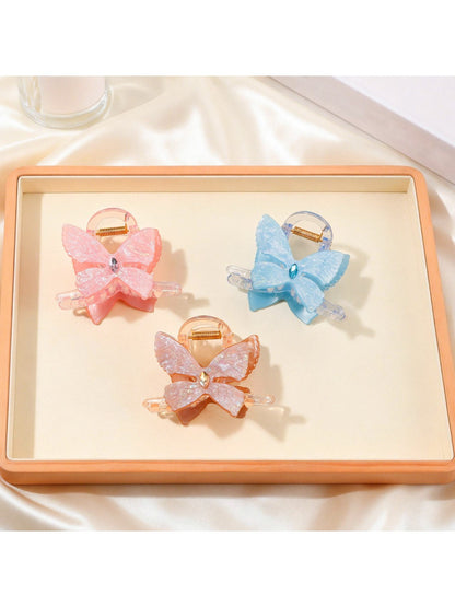 Beau - Elegant Butterfly Crisscross Shaped Claw Clip