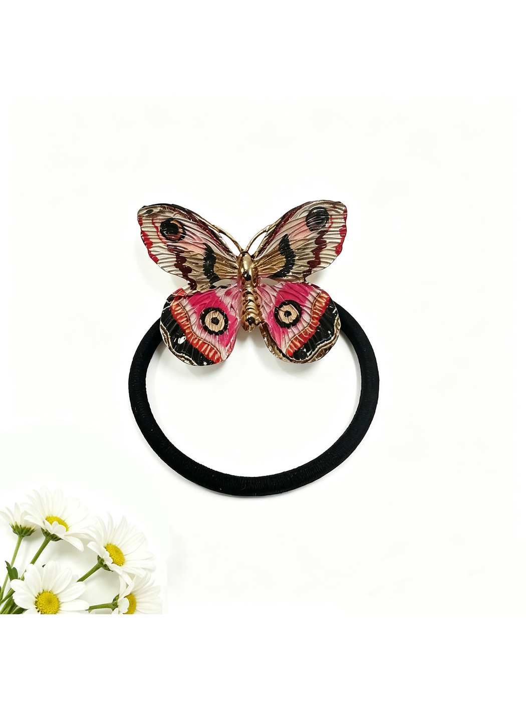 Gifty - Vintage Butterfly Alloy Ponytail Hair Tie