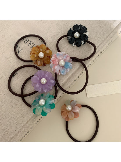 Gifty - Floral Acetate Elastic Hair Tie