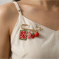 Brovia - Flower and Fruit Charm Safety Pin Brooch