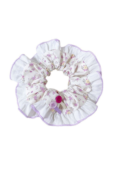 Gifty - Purple Floral Hair Loop