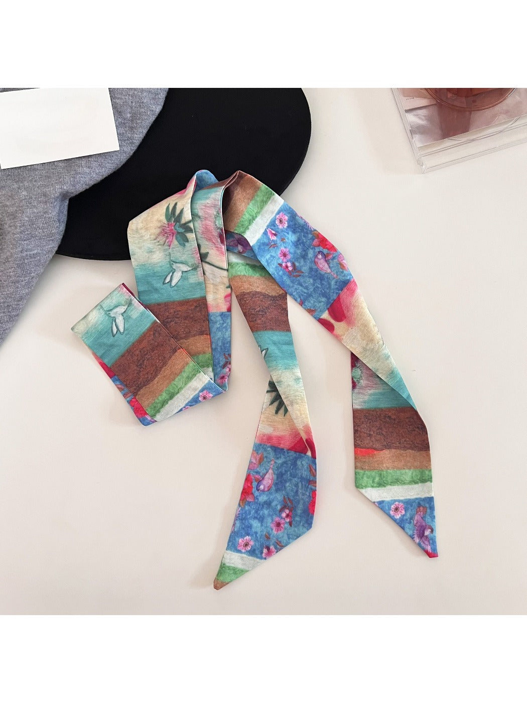 Gifty - Retro Oil Painting Style Floral Headband