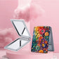 Mirroray - Floral Print Folding Makeup Mirror