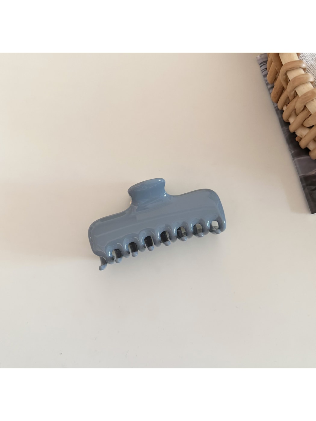 Beau - Square Acrylic Metal Hair Claw Clip