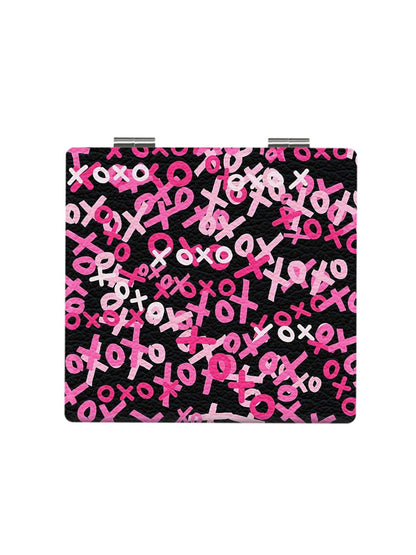 Mirroray - Y2K Graffiti Print Folding Makeup Mirror