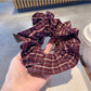 Gifty - Vintage Tartan Pleated Hair Scrunchie