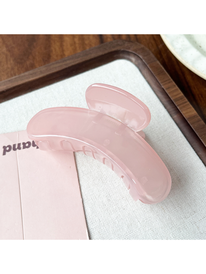 Beau - Minimal Small Geometric Ring Plastic Claw Clip
