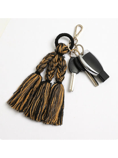 Keypus - Color Block Tassel Bag Charm