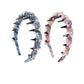 Gifty - Polyester Wrapped Beaded Teeth Headband