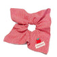 Gifty - Sweet Floral Checkered Scrunchie Headband