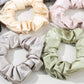Gifty - Solid Color Ruffled Hair Ties Set