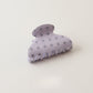Beau - Simple Dot Pattern PVC Claw Clip