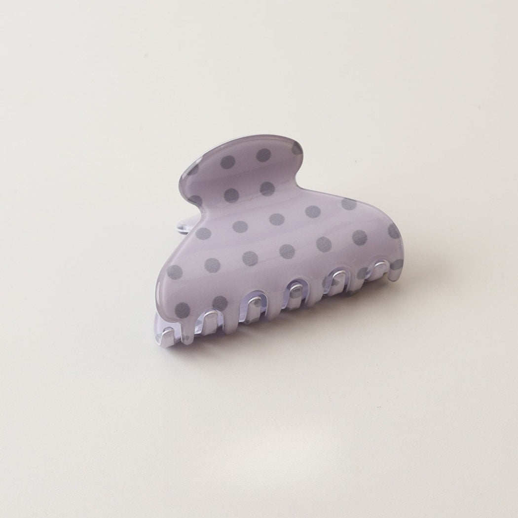 Beau - Simple Dot Pattern PVC Claw Clip