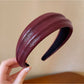 Side view of Gifty wide edge headband highlighting its wide edge design