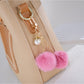 Keypus - Double furball pendant keychain
