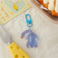 Keypus - Cute Solid Color Roast Duck Shaped Keychain