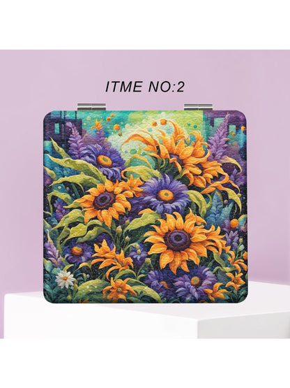 Mirroray - Floral Touch-Up Mirror