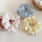 Gifty - Polyester Textured Knit Elastic Scrunchie