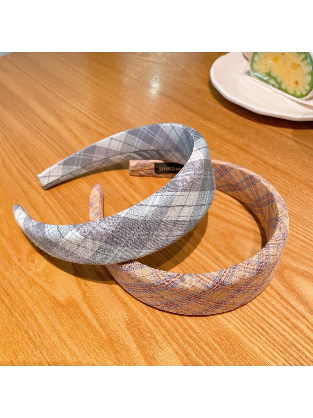 Gifty - Plaid Fabric Patterned Sweet Style Headband