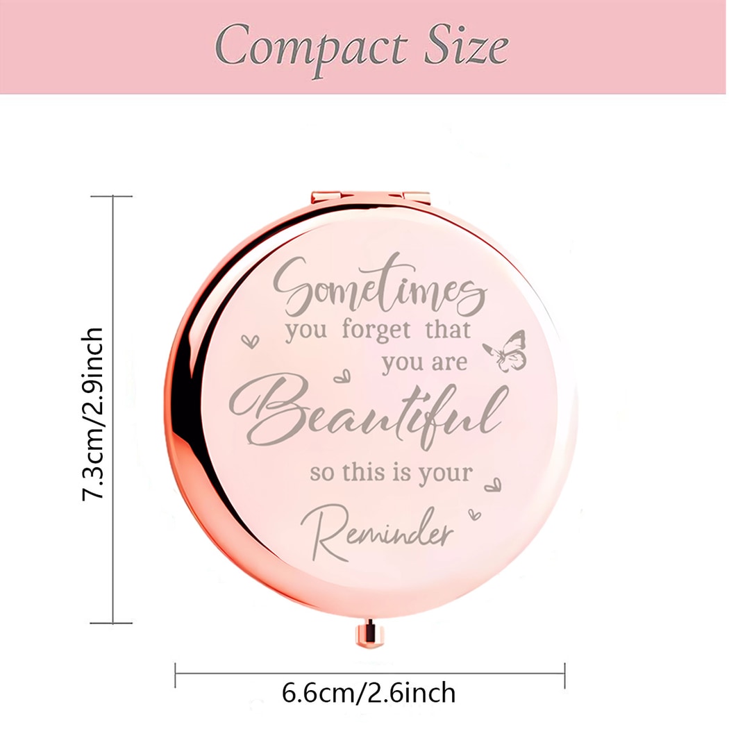 Mirroray - Round Flip Cover Alloy Handheld Mirror